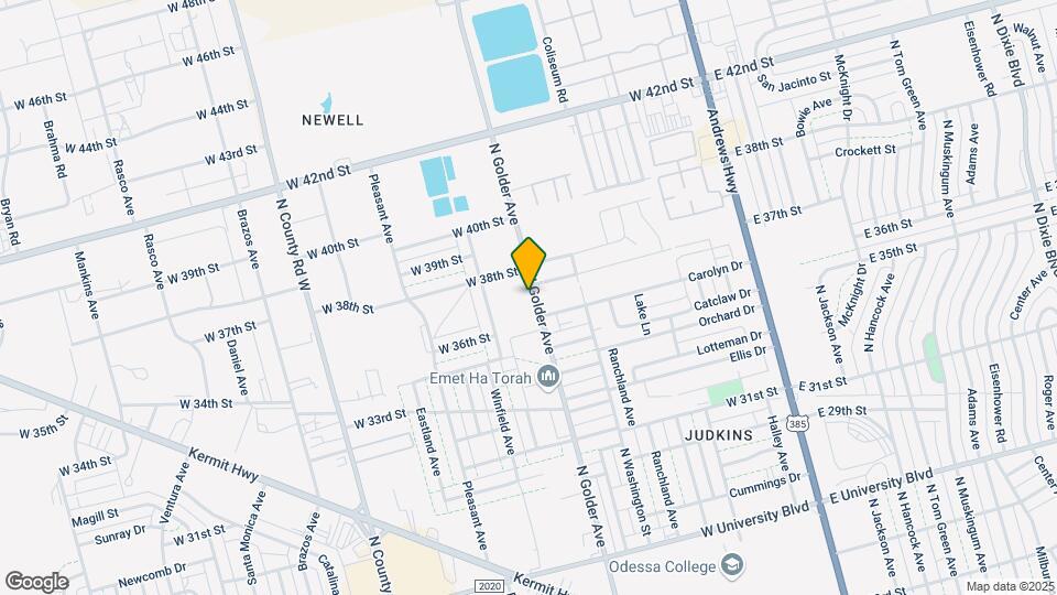 3607 Golder Ave Mapa y Detalles de la Ubicación