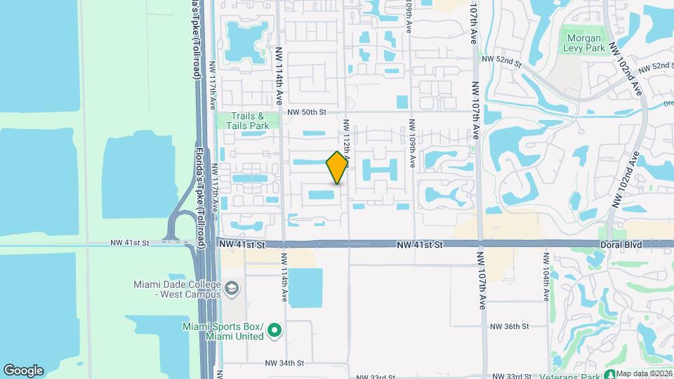 4422 NW 112th Ct Map and Location Details