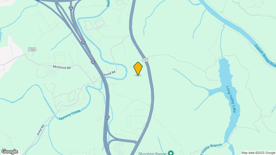 657 Brevard Rd Map and Location Details