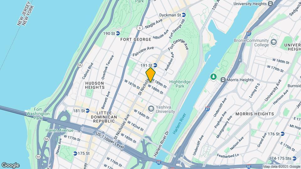 565 W 188th St Mapa y Detalles de la Ubicación
