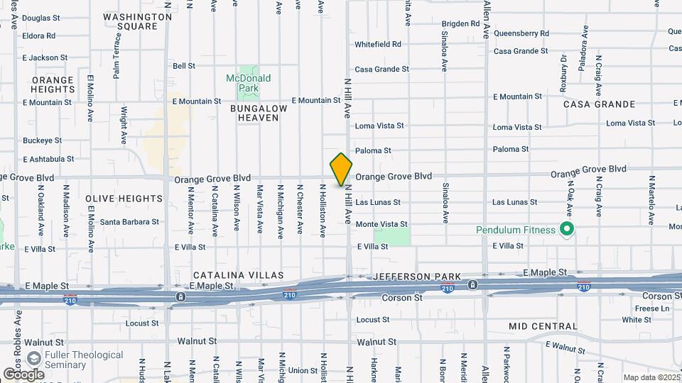 641-651 N Hill Ave Map and Location Details
