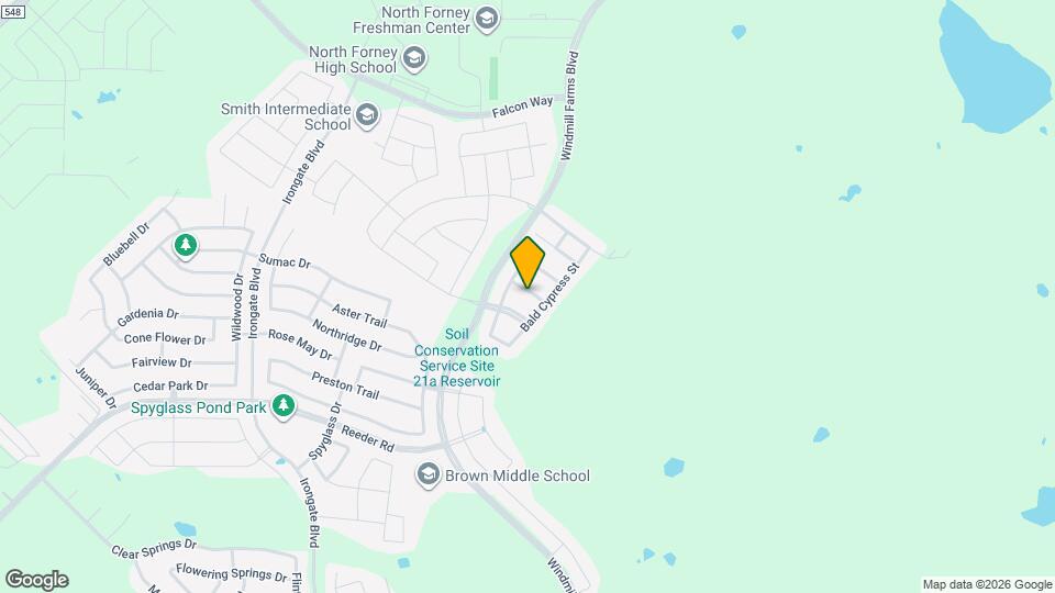 9435 Smoke Tree Dr Map and Location Details