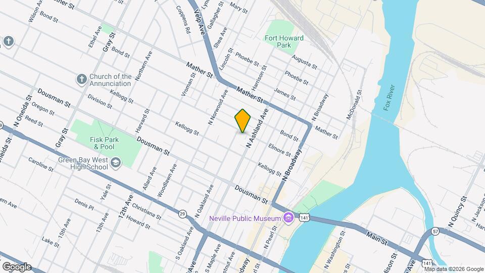 713 Elmore St Map and Location Details