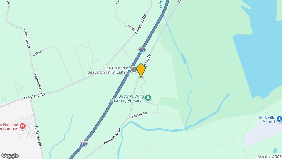 1121 Pohopoco Dr Map and Location Details