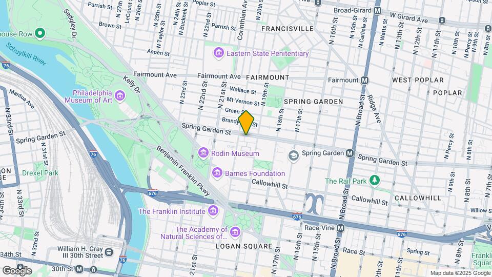 1918 Spring Garden St Map and Location Details
