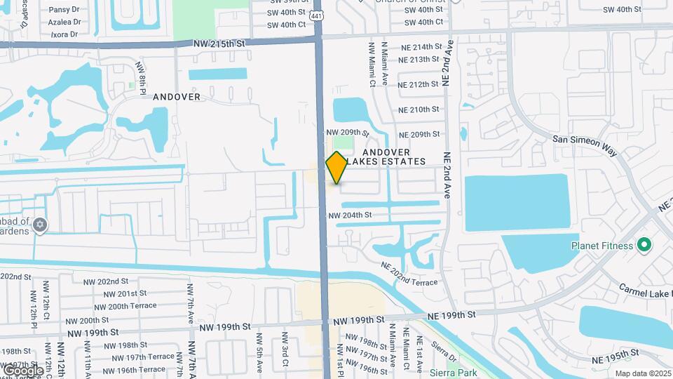 20570 NW 1st Ct Map and Location Details