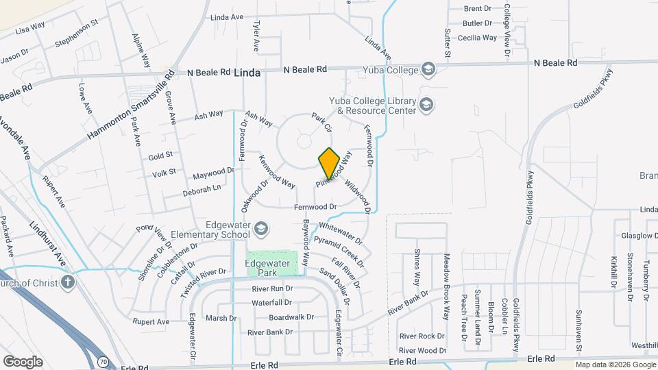 1934 Pinewood Way Map and Location Details