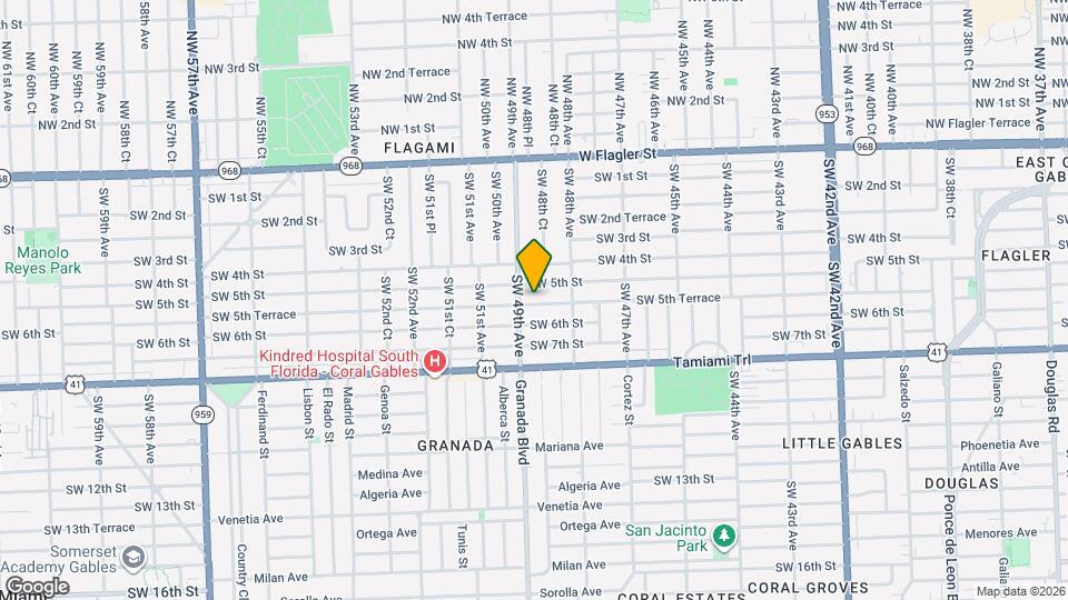 4871 SW 5th Terrace Map and Location Details