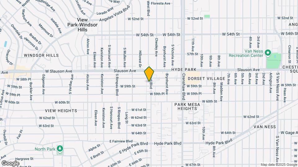 5869 West Blvd Map and Location Details