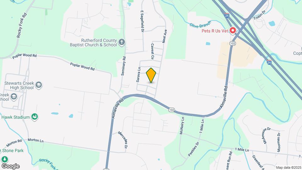 406 Birdstone Dr Mapa y Detalles de la Ubicación