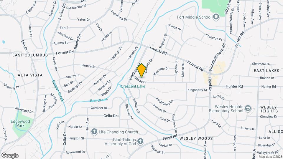 4833 Delray Dr Map and Location Details