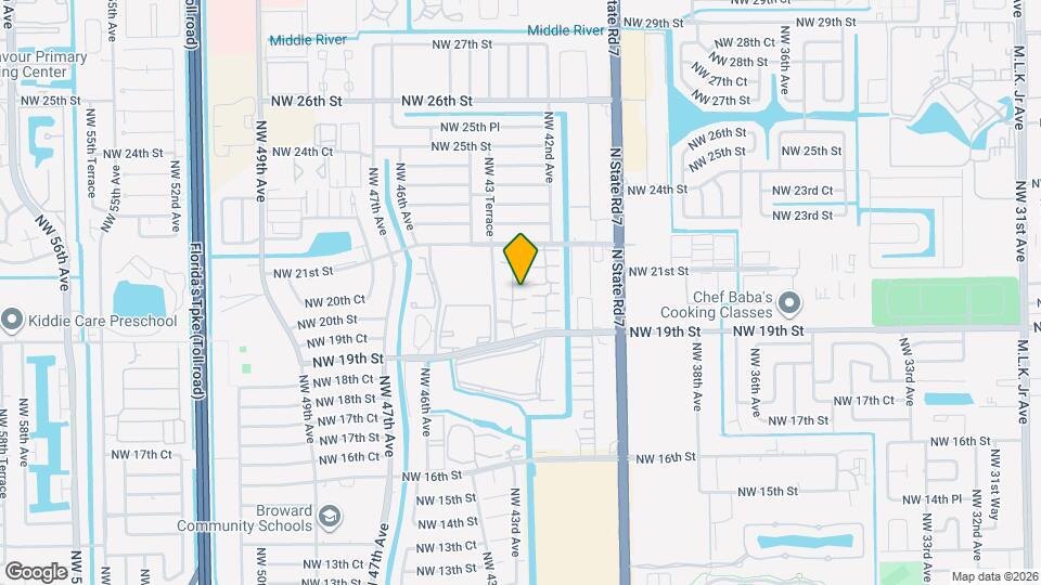 2030 NW 43 Terrace Map and Location Details