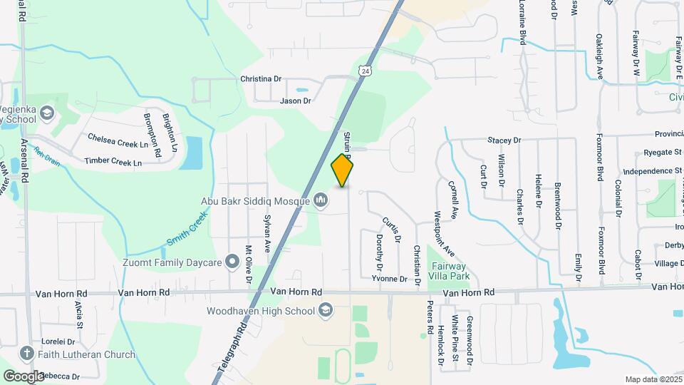 24340-24420 Struin Rd Map and Location Details