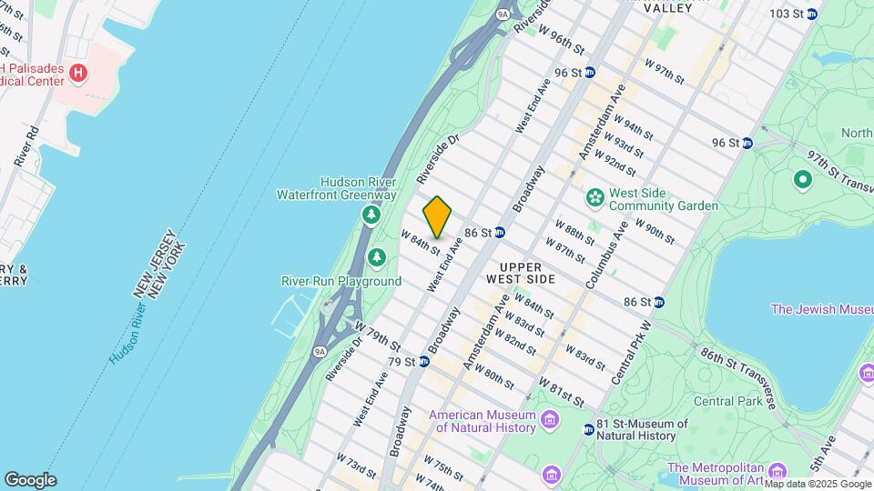 309 W 84th St Map and Location Details