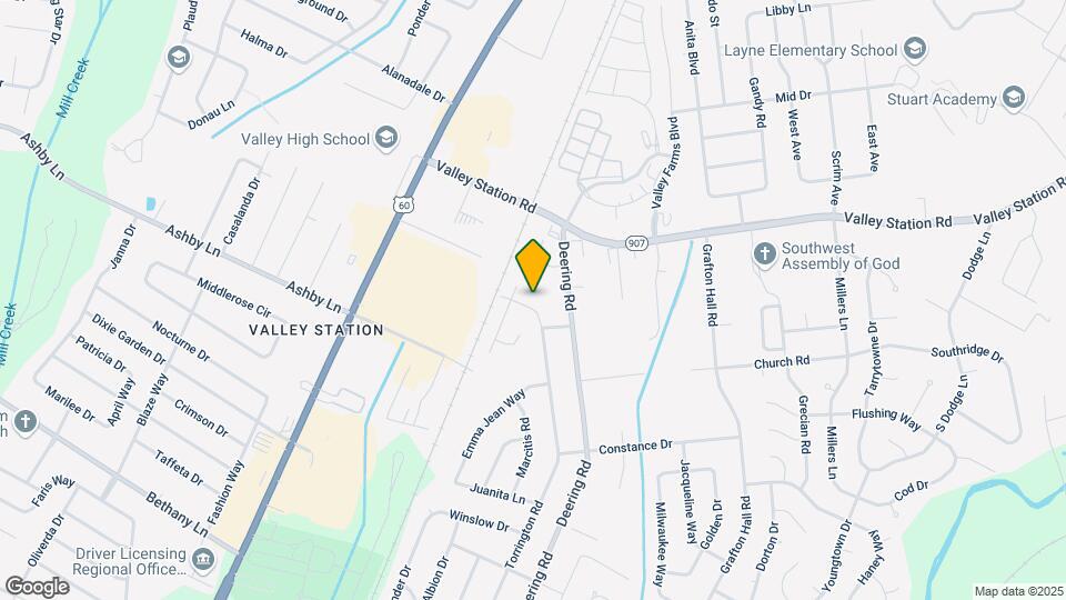 10401 Torrington Rd Mapa y Detalles de la Ubicación