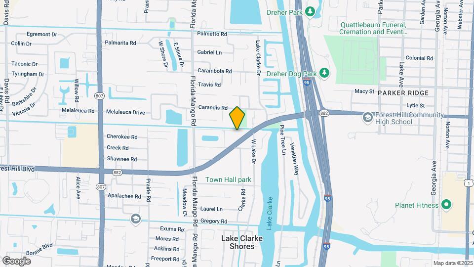 1530 Forest Hill Blvd Mapa y Detalles de la Ubicación