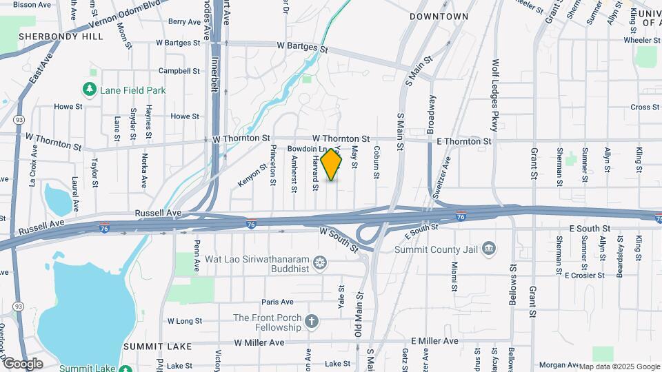 838 Yale St Map and Location Details