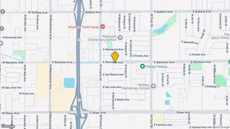 501 E Barstow Ave Map and Location Details