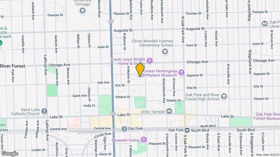 325 Forest Ave Mapa y Detalles de la Ubicación