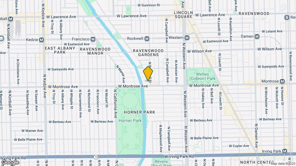 4412 N Rockwell St Mapa y Detalles de la Ubicación