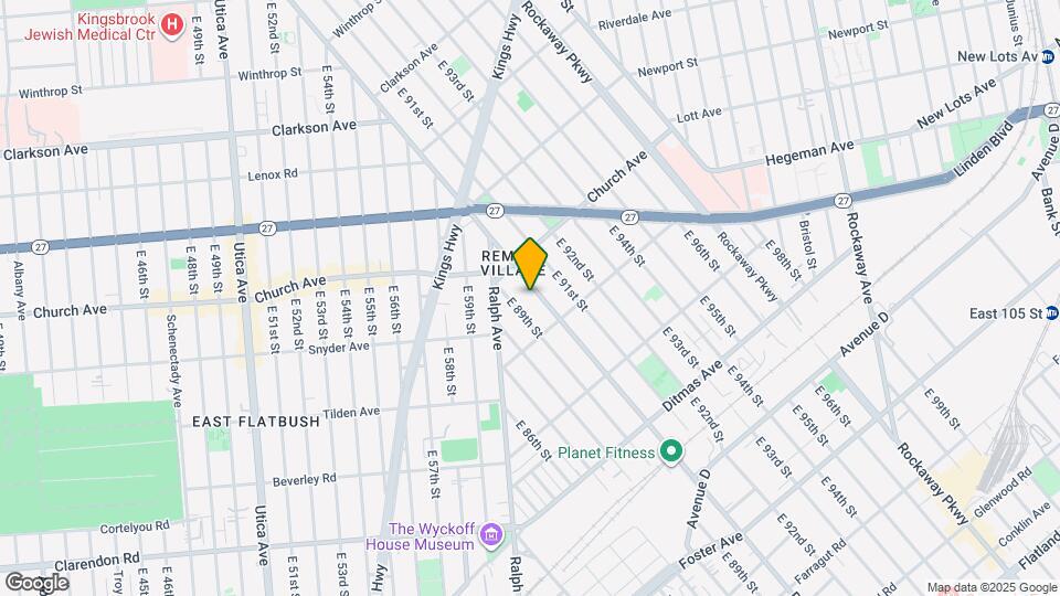 604 Remsen Ave Map and Location Details