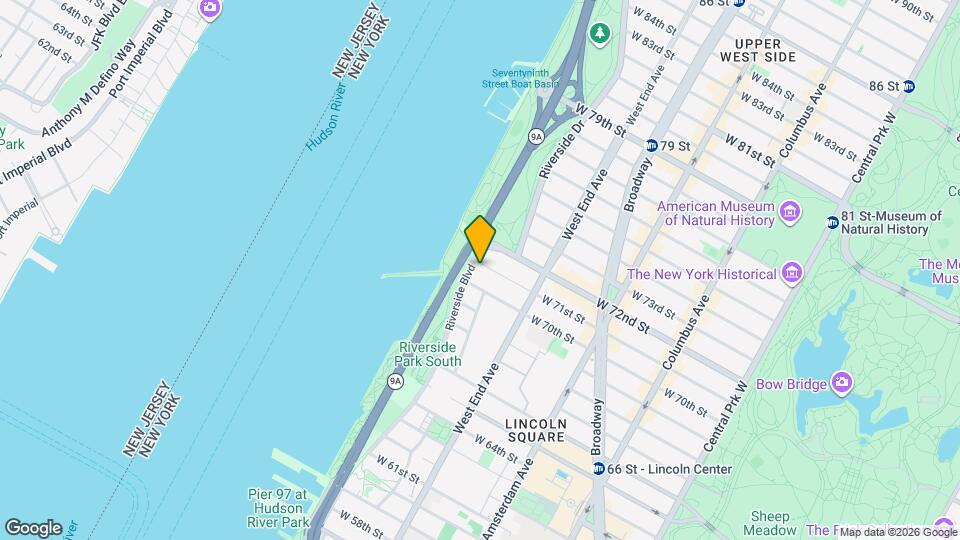 24 West End Ave Mapa y Detalles de la Ubicación