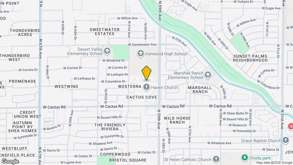 5949 W Columbine Dr Map and Location Details