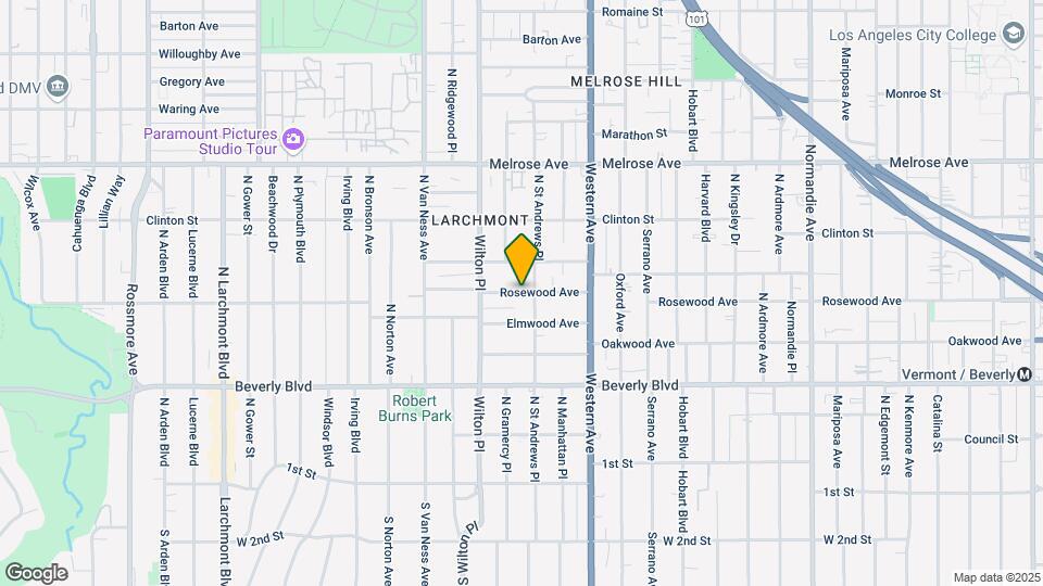 Rosewood Heights Map and Location Details