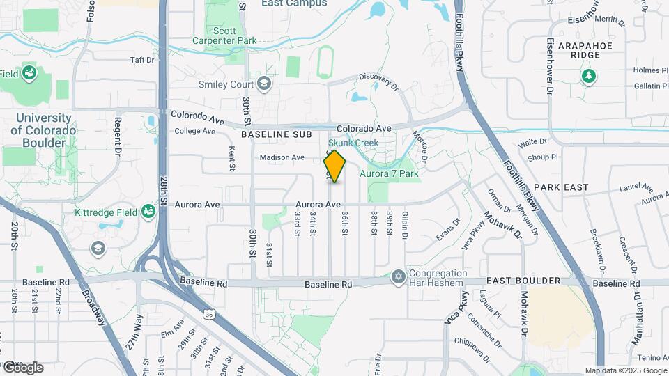 930 35th St Map and Location Details