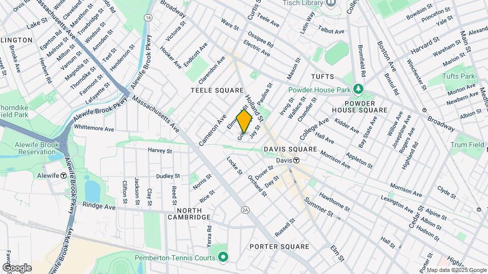 52 Gorham St, Unit 1 Map and Location Details