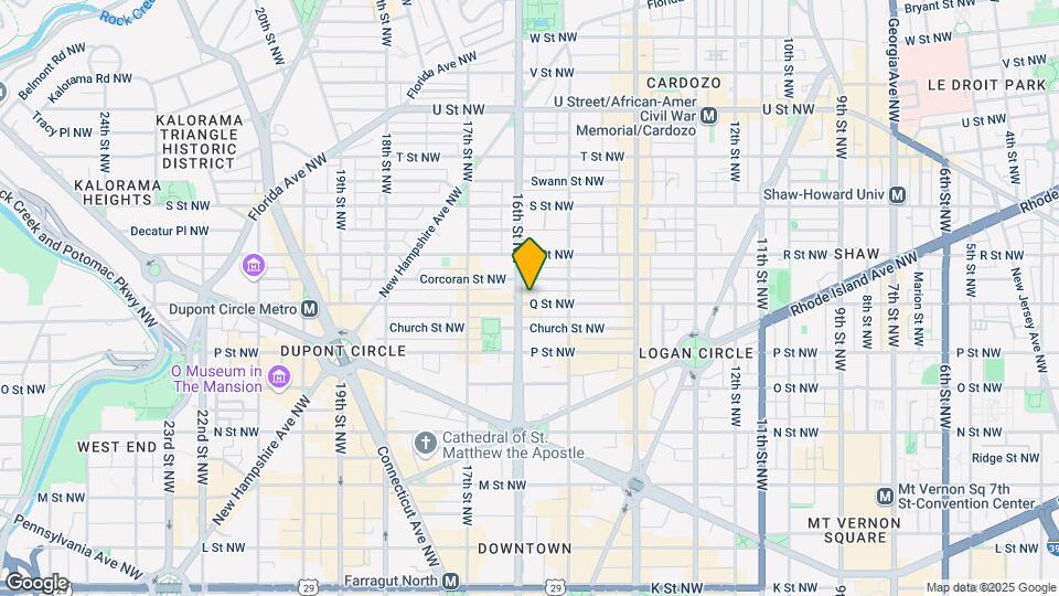 1605 16th St NW Map and Location Details