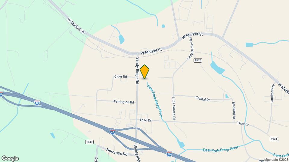 3316 Sandy Ridge Rd Map and Location Details