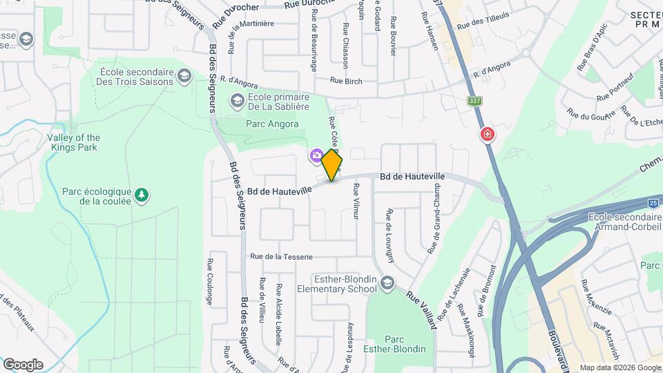 4522 De Hauteville Boul Map and Location Details