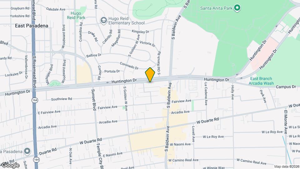 760 W Huntington Dr, Unit APT 11 Map and Location Details