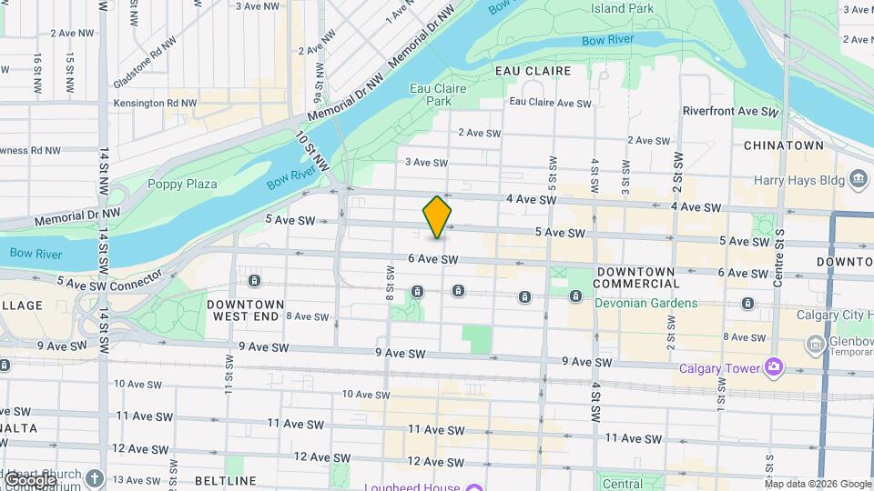 800 Six West Map and Location Details