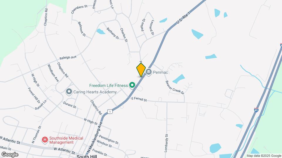 845 N Mecklenburg Ave Map and Location Details