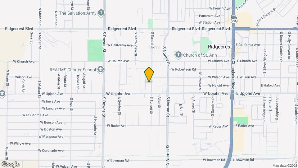 421 S Sunset St Map and Location Details