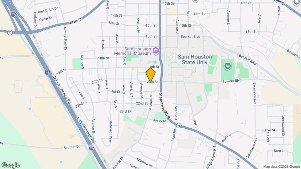 1229 20th St Map and Location Details