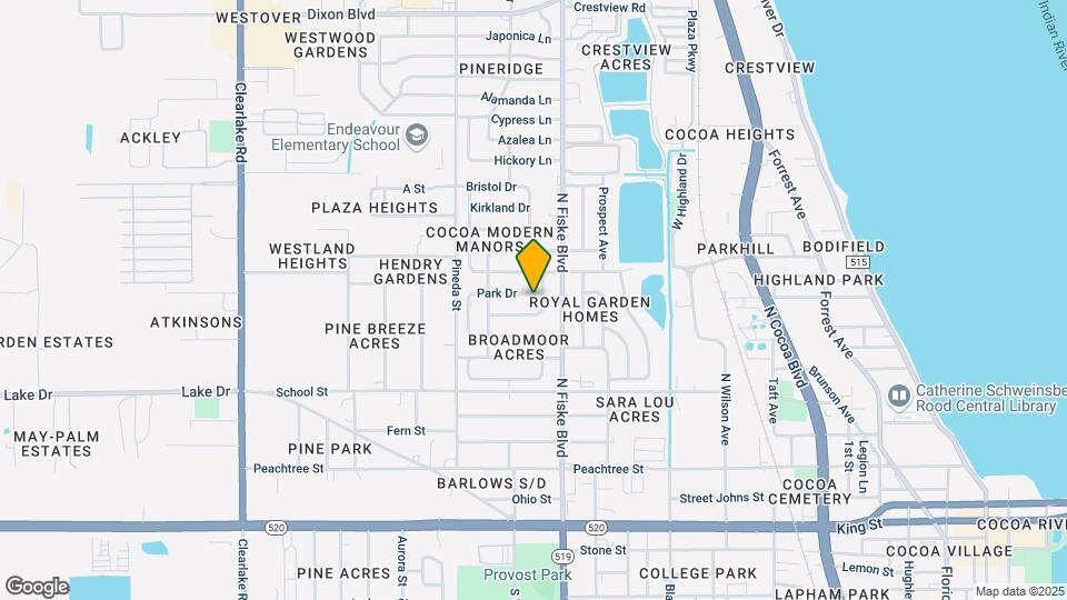 1047 Park Dr Map and Location Details