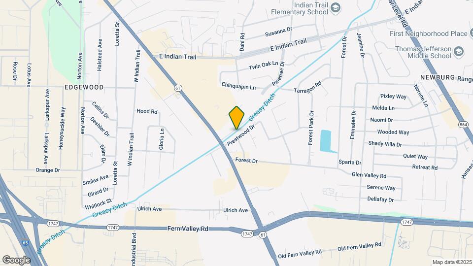 3409 Prestwood Dr Map and Location Details
