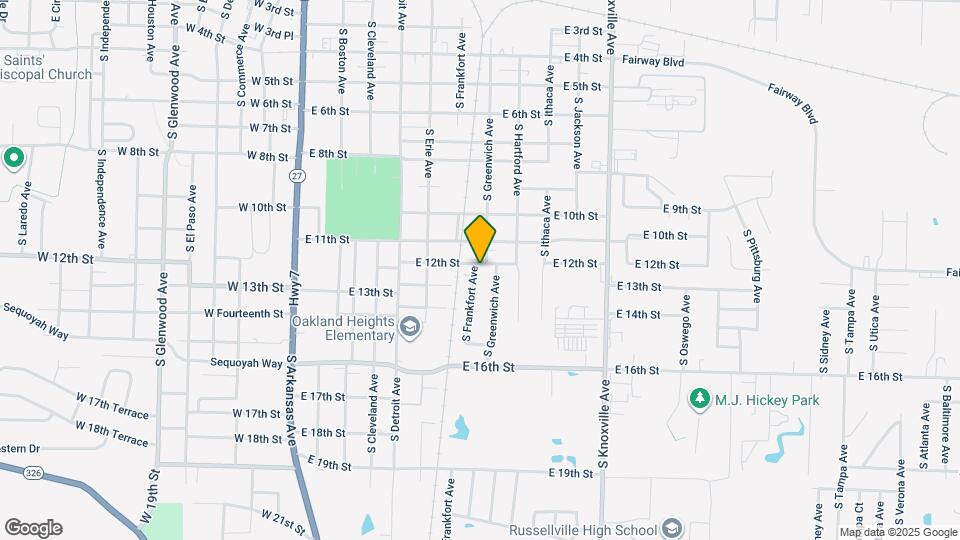 1201 S Frankfort Ave Map and Location Details