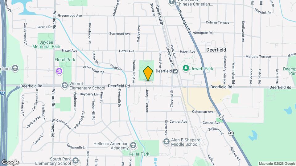 1038 Deerfield Rd, Unit Apt B Map and Location Details
