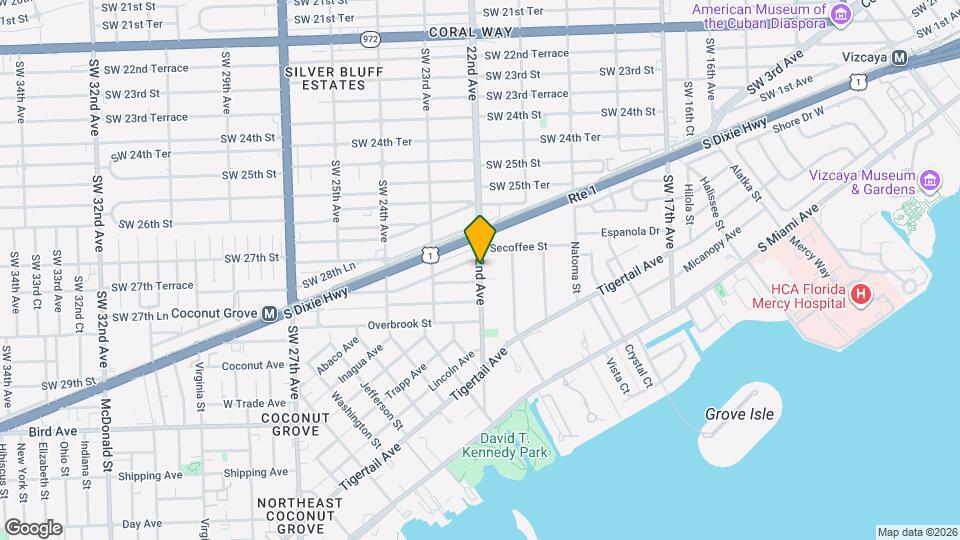 2736 SW 22nd Ave Map and Location Details