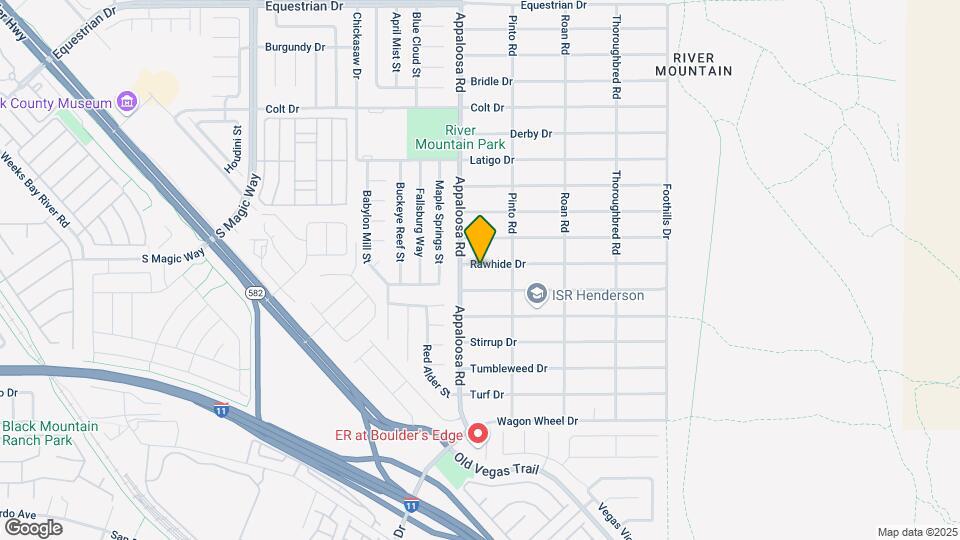 1511 Rawhide Dr Map and Location Details