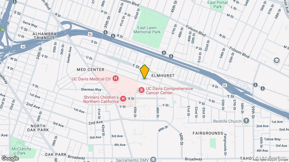4541 V St Map and Location Details