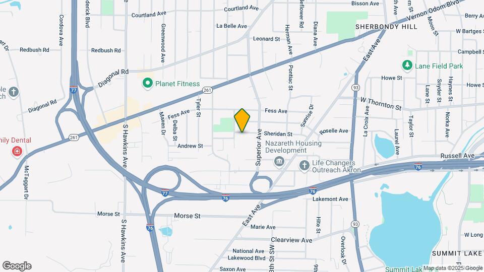 934 Sheridan St Mapa y Detalles de la Ubicación