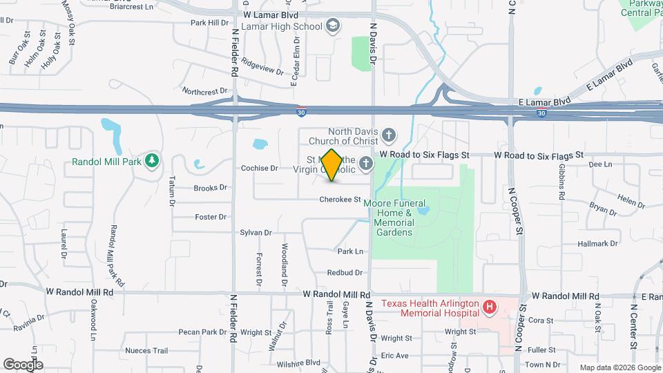 1308 Cochise Dr Map and Location Details