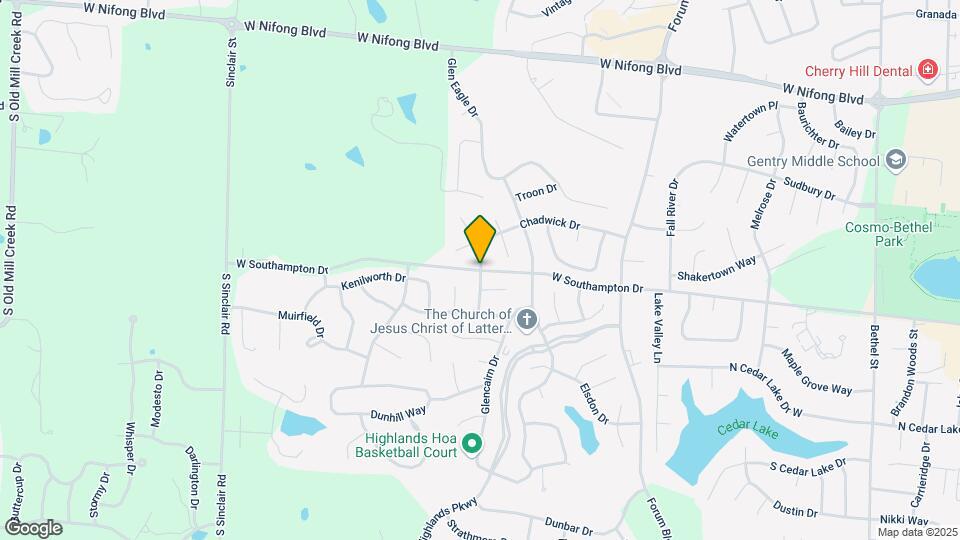 2045 W Southampton Dr Map and Location Details