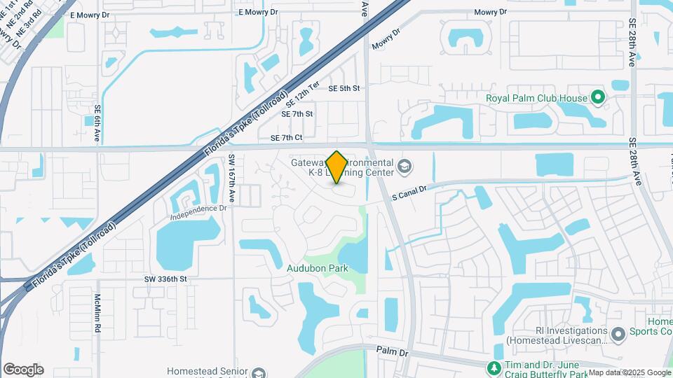 1707 S Curlew Ln Map and Location Details