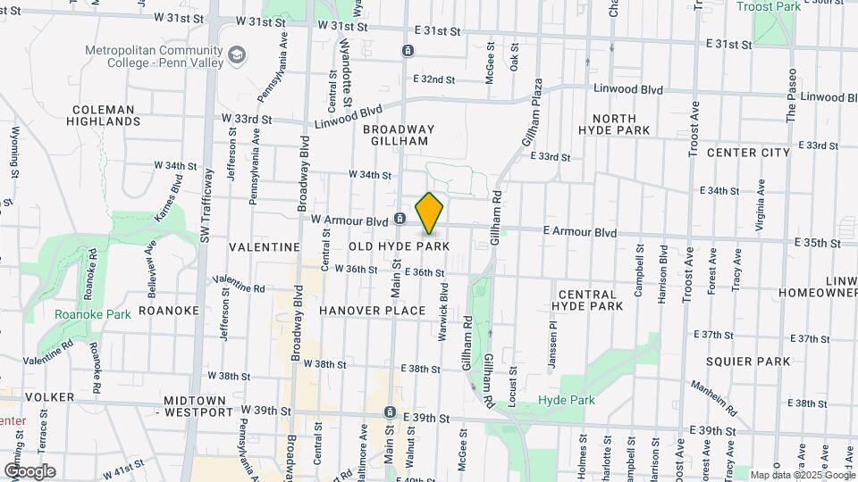 3521 Walnut St Mapa y Detalles de la Ubicación